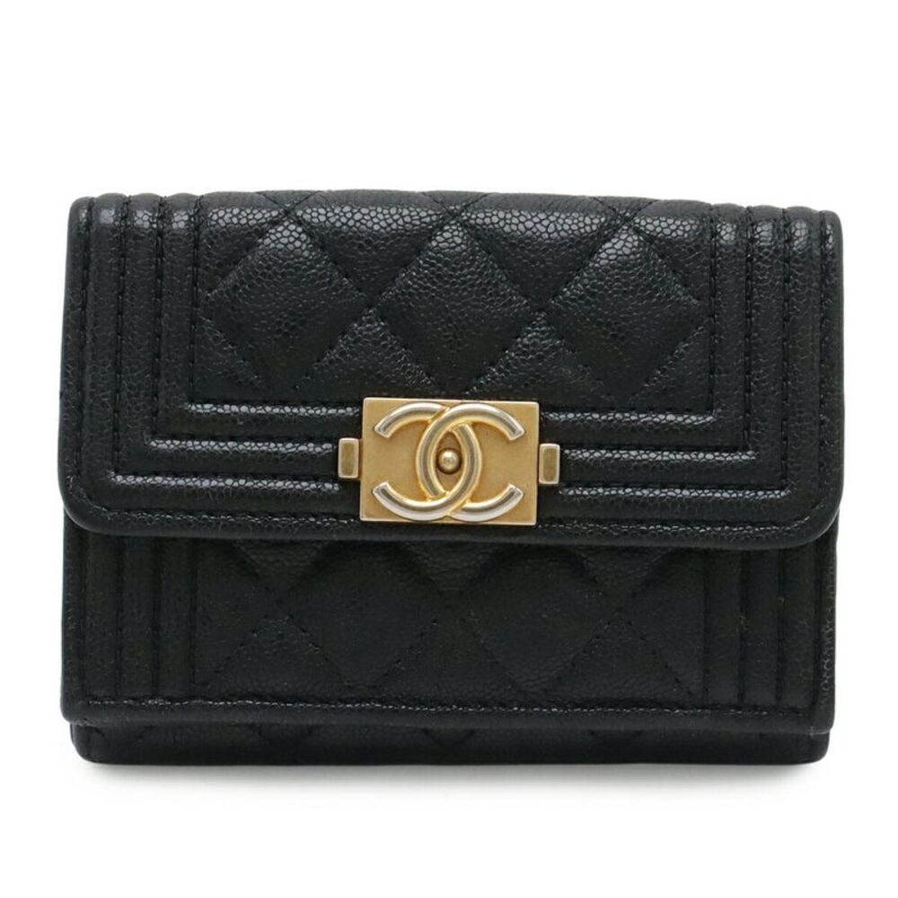 Chanel Boy Matelasse Small Flap Wallet